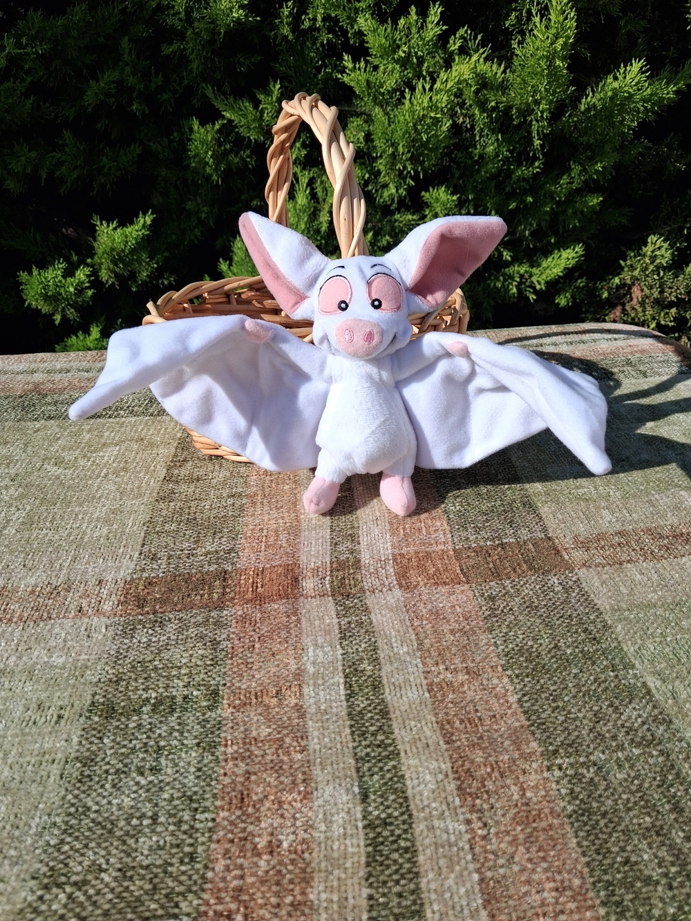 Vintage Anastasia Bartok Albino Bat Plush